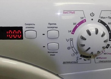 Какво означават иконите на пералня Candy?