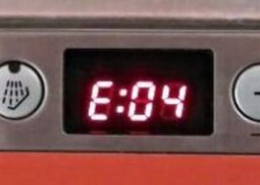 Грешка E4 в съдомиялната машина Hansa (Hansa)