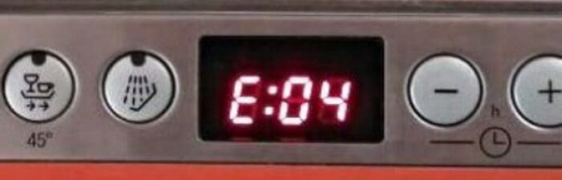 Грешка E4 в съдомиялната машина Hansa (Hansa)