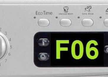 Пералня Ariston - код за грешка F 06