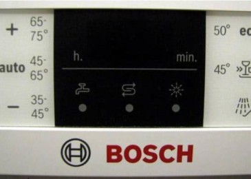 Кодове за грешки на съдомиялна машина Bosch (неизправности)