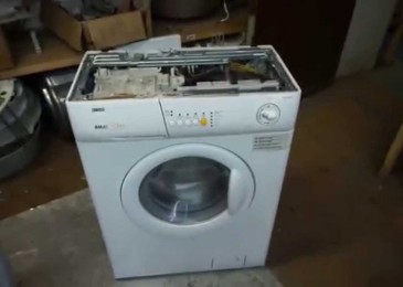 Процедура за разглобяване на пералня Zanussi