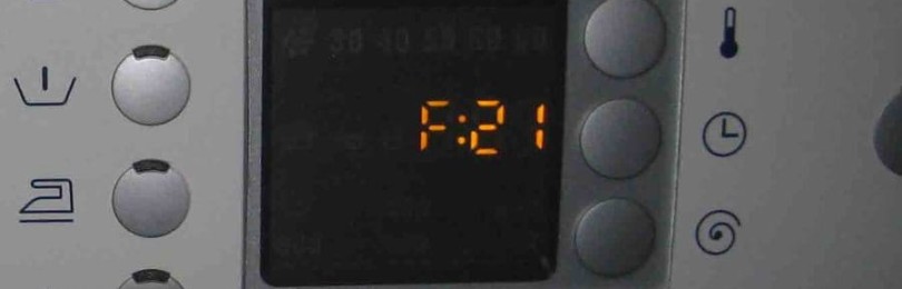 Пералня Siemens - грешка f21