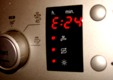 Грешка E24 в съдомиялна машина Bosch - как да я поправите