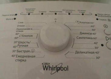 Пералня Whirlpool - инструкция за експлоатация