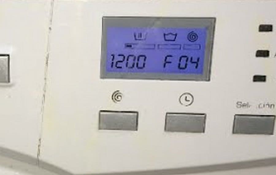 Hotpoint Ariston Грешка F04