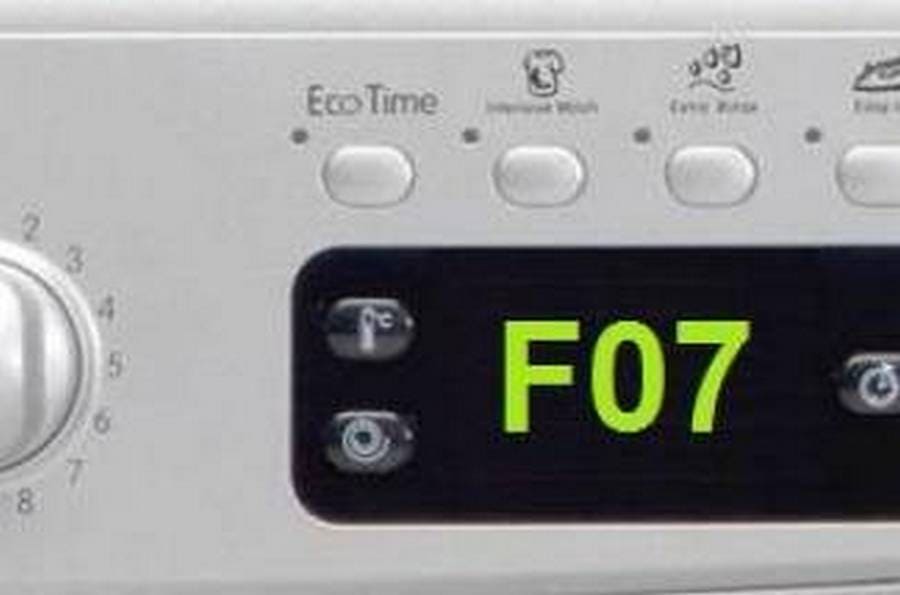 Грешка F07