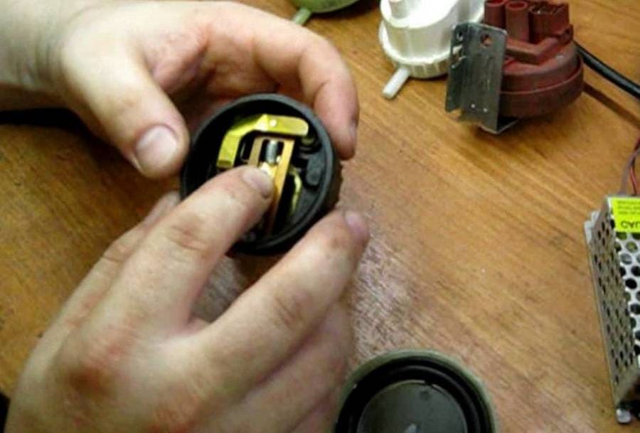 Проверка на превключвателя за налягане