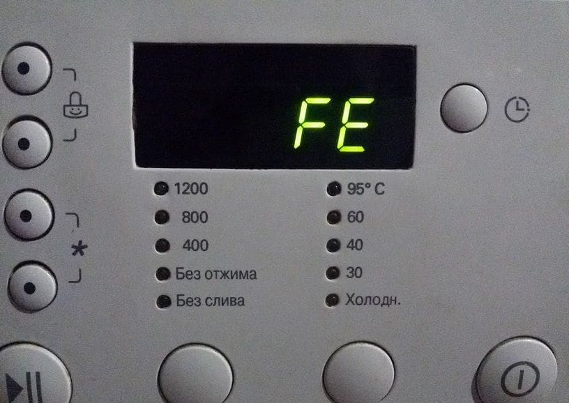 код на грешка FE