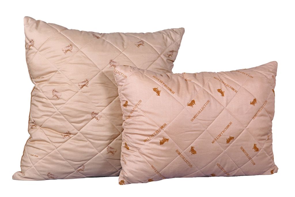 възглавници с пълнеж от камилска и овча вълна