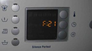 грешка F21 в перални машини Siemens