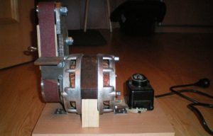 Самоделна мелачка с двигател за пералня