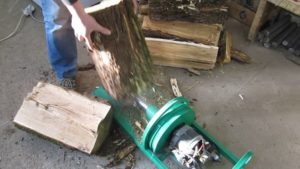 Цепачка за дърва с двигател за пералня