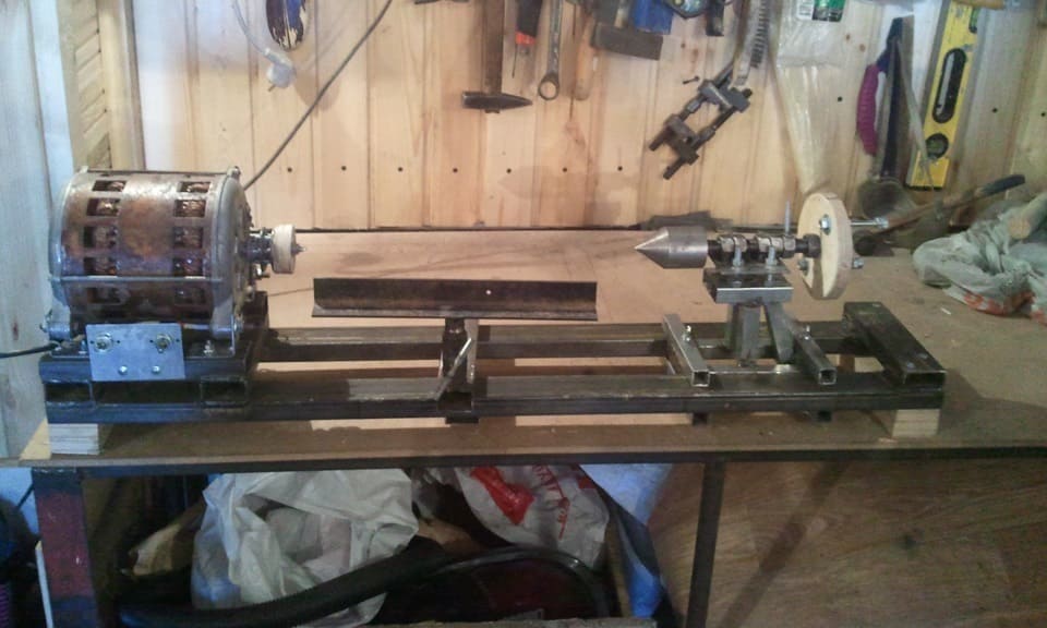 Струг, изработен от двигател на пералня