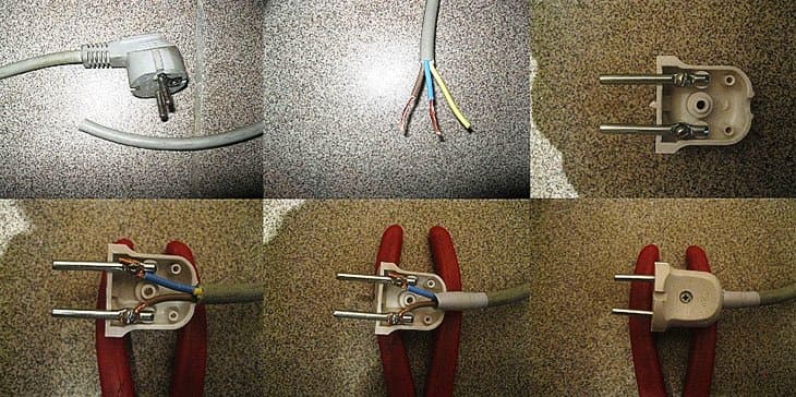 Ремонт на обикновен стар щепсел