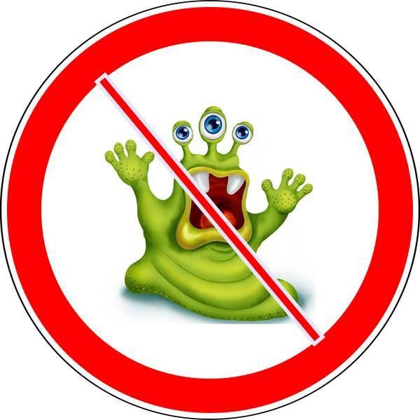 долу с микробите