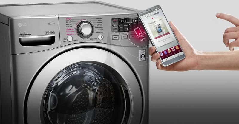 NFC в перални машини