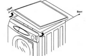 Как да премахнете горния капак на пералня Indesit