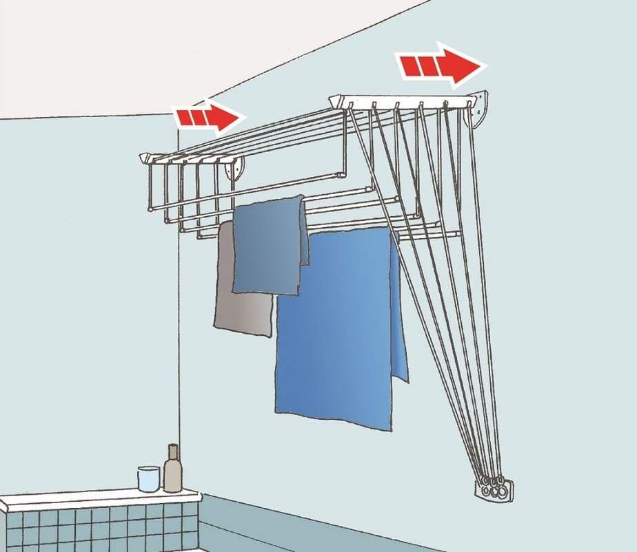 Сушилня с плъзгащ се таван Vileda Highline 160